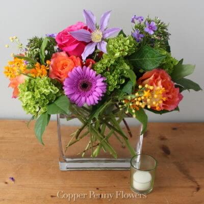 Supplies for Tulip Floral Design Virtual Class - Local Concord Florist  Copper Penny Flowers